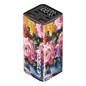 Letscom 20KmAh 65W Fast Charge Portable Power Bank with LED Screen