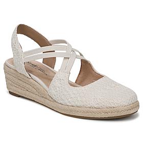 LifeStride Patience Closed Toe Espadrille Wedges