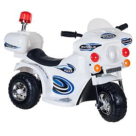 Lil' Rider SuperSport 3-Wheel Battery-Operated Motorcycle  - White