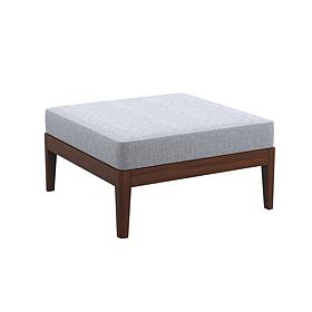 Linon Thea Outdoor Ottoman with Cushion