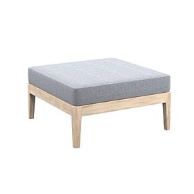 Linon Thea Outdoor Ottoman with Cushion