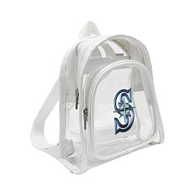 Littlearth MLB Seattle Mariners 3D Logo Clear Mini Backpack