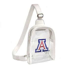 Littlearth NCAA Arizona Wildcats 3D Logo Clear Mini Sling