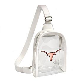 Littlearth NCAA Texas Longhorns 3D Logo Clear Mini Sling