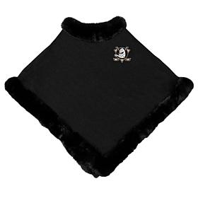 Littlearth NHL Anaheim Ducks Fur Trim Poncho