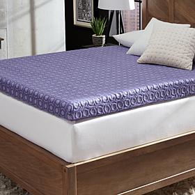 Loftworks 4" Memory Foam Mattress Topper w/ Medium Firm Support - King