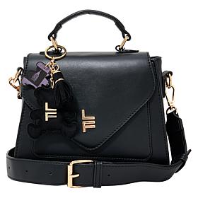 London Fog Lauren Top Handle Shoulder with Bear Charm