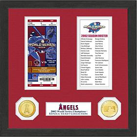 Los Angeles Angels 2002 World Series Ticket Collection 