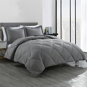 Lotus Home Bacteria Inhibiting DiamondStitch Comforter Mini Set TwinXL