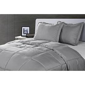 Lotus Home Bacteria Reducing Water/Stain Resistant Comforter Set King