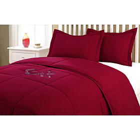 Lotus Home Stayclean BacteriaReducing WaterResistant ComforterSet Twin