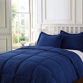 Lotus Home Stayclean BacteriaReducing WaterResistant ComforterSet Twin