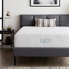 LUCID Comfort Collection 12" Gel Memory Foam Mattress - King