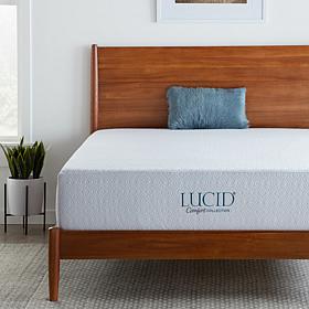 LUCID Comfort Collection 12" Plush Gel Memory Foam Mattress - Twin