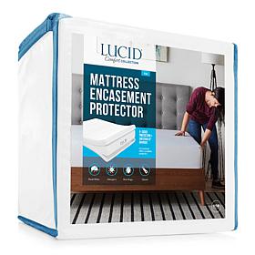 LUCID Comfort Collection Encasement Mattress Protector - Twin XL