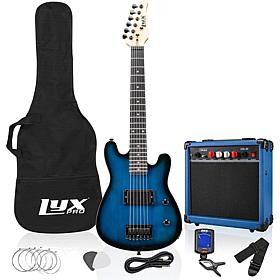 LyxPro 30" Electric Guitar Kit, Beginner Kit for Kids w/20W Amp & More