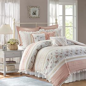 Madison Park Dawn 9-Piece Cotton Percale Comforter Set - King
