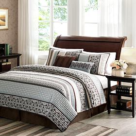 Madison Park Princeton 5pc Coverlet Set - King/Blue