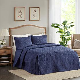 Madison Park Quebec Fitted Bedspread Set - King