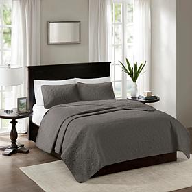 Madison Park Quebec Reversible Coverlet Set - Full/Queen