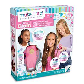 Make It Real: Snap N' Glam Hair Styling Set w/Reusable Gems