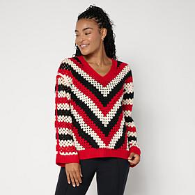 Mark & James by Badgley Mischka Cara Crochet Sweater