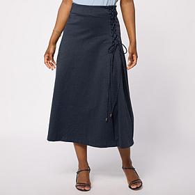 Mark & James by Badgley Mischka High-Waisted A-Line Skirt