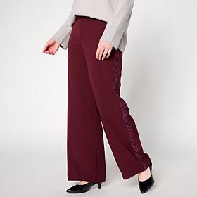 Mark & James by Badgley Mischka Peyton Sequin Side Stripe Pant