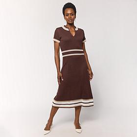 Mark & James by Badgley Mischka Pointelle Sweater Dress