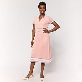 Mark & James by Badgley Mischka Pointelle Sweater Dress