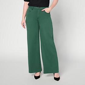 Mark & James by Badgley Mischka Wide Leg Knit Denim Pant