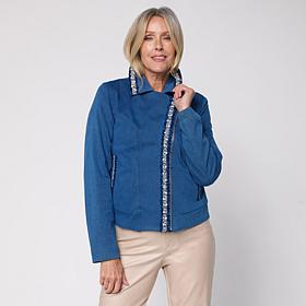 Mark + James by Badgley Mishka Stretch Knit Moto Jacket