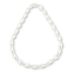 MarlaWynne 23" CZ-Accented Fancy Mariner Link Necklace