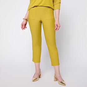 MarlaWynne Polish Flatterfit Patch Pocket Cropped Pant