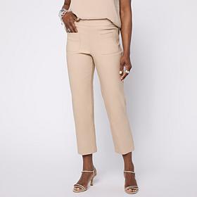MarlaWynne Polish Flatterfit Patch Pocket Cropped Pant