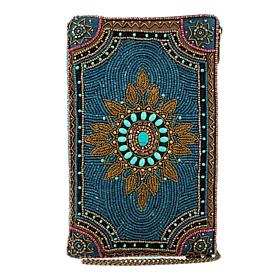 Mary Frances Hand-Beaded Crossbody Phone Bag