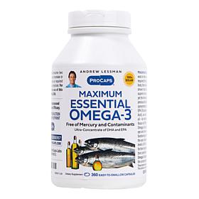 Maximum Essential Omega-3 Unflavored - 360 Capsules