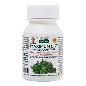 Maximum L + Z with
Astaxanthin - 30 Capsules