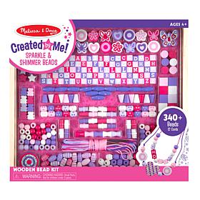 Melissa & Doug Colossal Wooden Bead Jewelry Design Kit