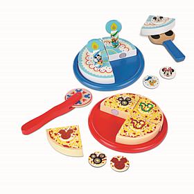 Melissa and Doug Mickey Mouse Pizza & Cake Wooden Toy Set