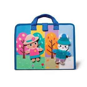 Melissa & Doug Ms. Rachel Jumbo Felt Play Pieces with Fold-Out Board