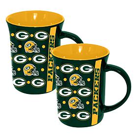 Memory Company 2pk 15oz Ceramic Line Up Mug Packers