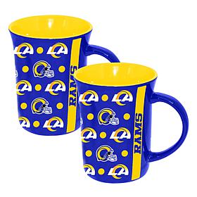 Memory Company 2pk 15oz Ceramic Line Up Mug Rams