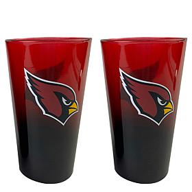 Memory Company 2pk 16oz Ombre Pint Glass Cardinals