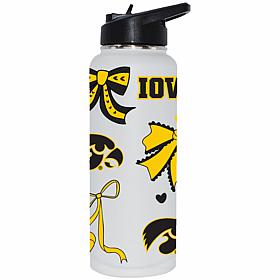 Memory Company 34oz Bow White Quencher Iowa