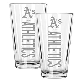 Memory Company Athletics 2
pack 16oz Pint Glass