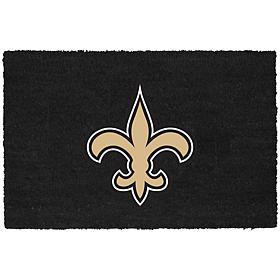 Memory Company Coir Fiber Doormat with Vinyl Backing Saints