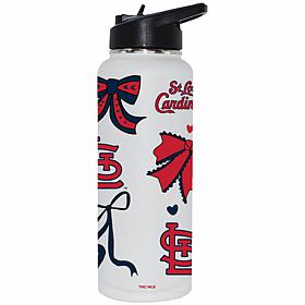 Memory Company MLB Cardinals 34-oz Bow White Quencher Tumbler