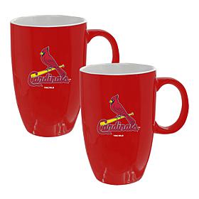 Memory Company MLB Cardinals Tall 20oz Ceramic Mug - 2-Pack