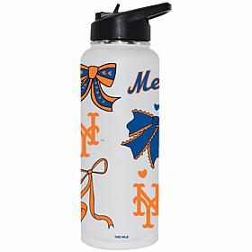 Memory Company MLB Mets 34-oz Bow White Quencher Tumbler